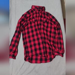 Faded Glory Red Checkerboard Size: S/CH (34-36)